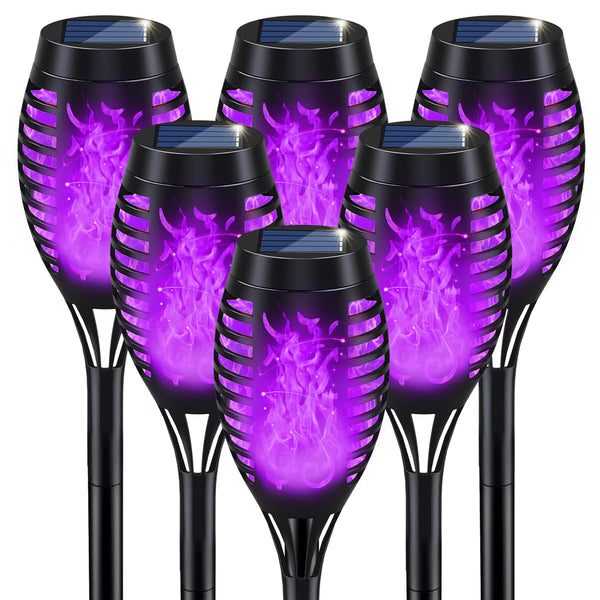 IkeeRuic Halloween Solar Torch Lights
