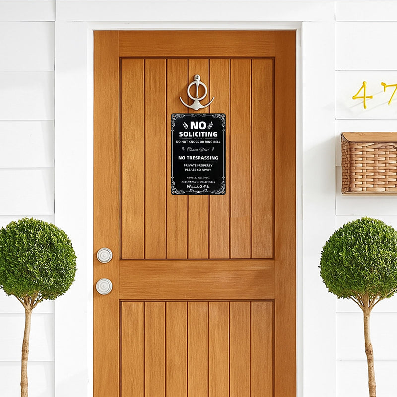 Retro Halloween Metal Sign – No Trespassing, We're Tired of Hiding the Bodies