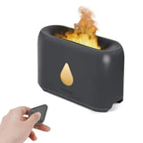 Black toaster with a gold drop design