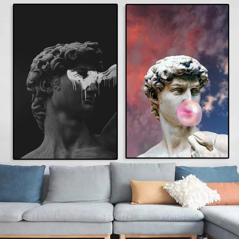 Modern Apollo Greek Sculpture Canvas